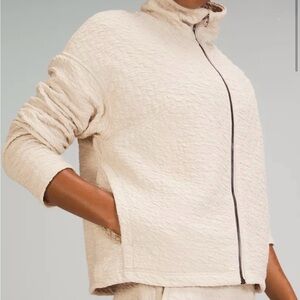 Lululemon Athletica Textured Cream Jacket